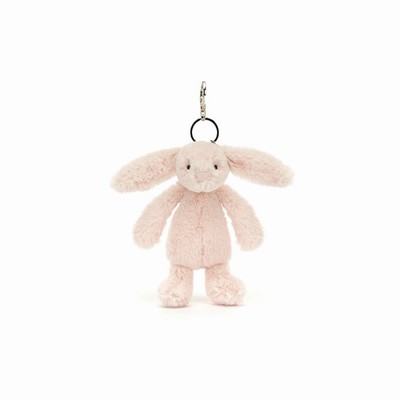 Jellycat Bashful Blush Bunny Bag Charm Australia | 804932NTV